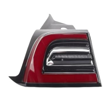 Imagem de AceRide Conjunto de luz traseira esquerda LED do lado do motorista de 4 pinos, compatível com Tesla Model 3 Model Y 2021 2022 2023 Lâmpada de freio do lado do motorista traseiro OEM # 1502086-00-F