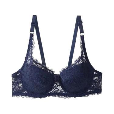 Imagem de Sutiã Sexy De Renda plus Size Para Mulheres Com Arame Fino E Anel De A