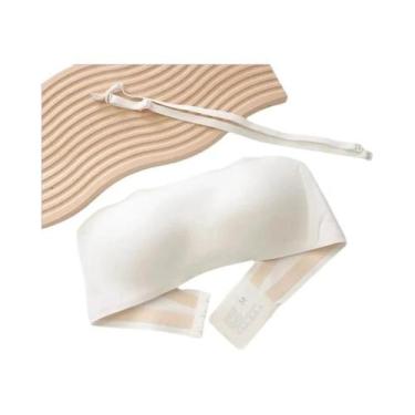 Imagem de Sutiã Sem Alças Para Mulheres Sem Marcas Sem Aros De Aço Suporte Ajust