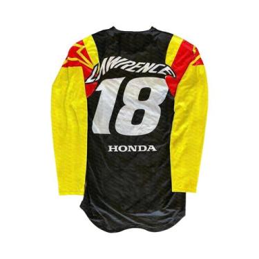 Imagem de Camisa De Motocross Honda De Manga Longa Respirável Para Homens E Mulh