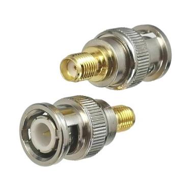 Imagem de Adaptador SMA Para UHF Conector De Latão RF Coaxial Macho Para Fêmea P