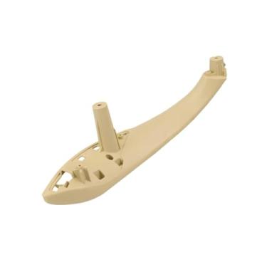 Imagem de Puxador da porta interior do carro dentro do painel guarnição compatível para bmw série 3 2014-2018 f30 316d 318d 320d f31 320i 325d(Beige-Rear Left)