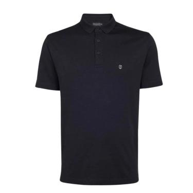 Imagem de Camiseta Polo Individual Pima Básica Slim Comfort Preto-Masculino