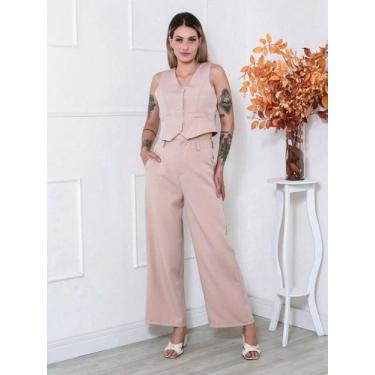 Imagem de A-Lows suellen moda Feminina Conjunto De Alfaiataria Feminino Colete +