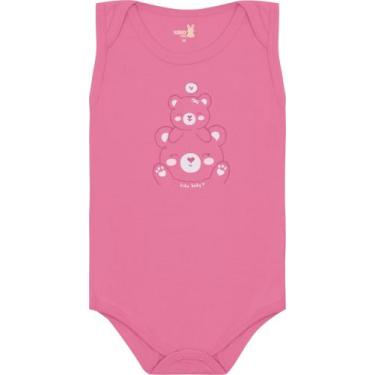 Imagem de Body regata bebe 13476 kiko e kika, Rosa barbie, RN
