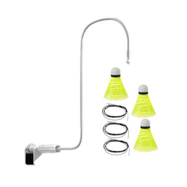 Imagem de KiBcsLic Kit de treino portátil para badminton, prático e, com petecas para quadras de badminton e para uso em casa, Style B