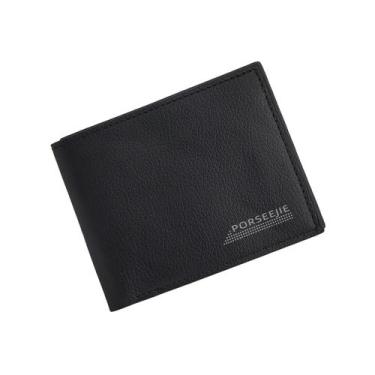 Imagem de Carteira Masculina Slim material ecológico Porta Cartões Leve Confortá