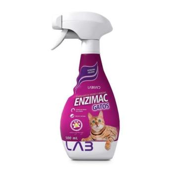 Imagem de Enzimac Gatos - 500Ml Eliminador De Odores E Manchas - Labgard, Não se