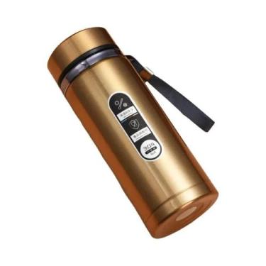 Imagem de Garrafa Térmica De Aço Inoxidável Com Display De Temperatura LED, Garr