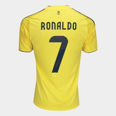 Imagem de Camisa Al-Nassr Home 25/26 n° 7 Cristiano Ronaldo Torcedor Adidas Masculina-Masculino