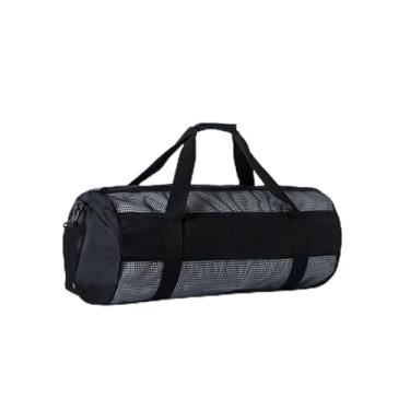 Imagem de Cuofyunl saco de snorkel saco de engrenagem de mergulho design de malha dobrável fácil de transportar para mergulho surf pvc zíper durável náilon (Amarela)