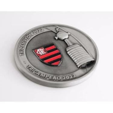 Imagem de Medalhão Tricampeão Libertadores Flamengo 2022 - Edição Especial-Unissex