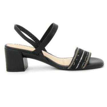 Imagem de Sandalia Moleca 5496.114 Salto Grosso Baixo Festa Feminino-Feminino