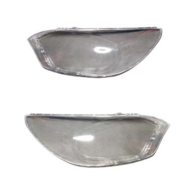 Imagem de Lente do farol do carro escudo farol capa abajur habitação transparente sombra Compatível com kia rio hatchback 2012 2013 2014 2015(Left and Right 2 Pcs)