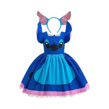 Imagem de Vestido De Cosplay Lilo E Stitch Para Meninas, Fantasia De Aniversário