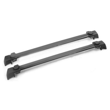 Imagem de YiXi-Partswell 2 peças de rack de teto barras transversais bagageiro adequado para Jeep Compass 2011-2016 - preto