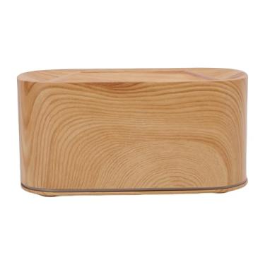 Imagem de Fabater Difusor de óleo Essencial de Chama, Umidificador Silencioso de Aromaterapia para Quarto de Casa, Efeito de Chama Realista, Luz de 7 Cores para Relaxamento (Grão de madeira leve)