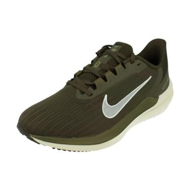 Imagem de Nike Tênis de corrida masculino Air Winflo 9 Road, Sequoia/azul gelo, 13 US