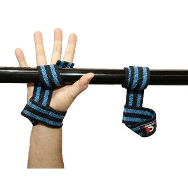 Imagem de Strap fitness academia musculação profissional Carbonfit, Azulpreto