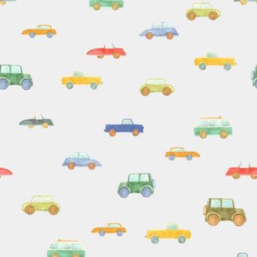 Imagem de Papel de Parede Bosque da Imaginação Infantil Colorido 80829