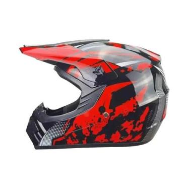Imagem de Capacete Infantil Para Motocicleta Off-Road, Bicicleta, Downhill, Cros