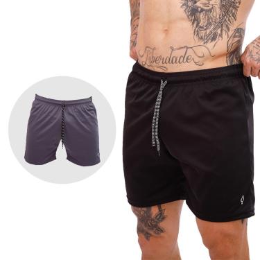 Imagem de Kit 2 Calção Masculino Dry Futebol Academia Caminhada Com Bolso-Masculino