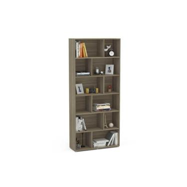 Imagem de Estante De Livros Xangai Castanho - Politorno