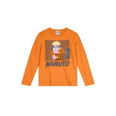 Imagem de Camiseta Naruto Em Malha Infantil Unissex Brandili-Masculino