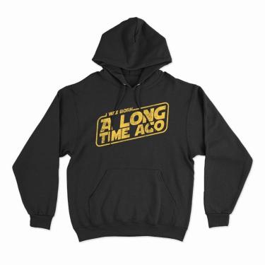 Imagem de Moletom Com Capuz I Was Born A Long Time Ago-Unissex