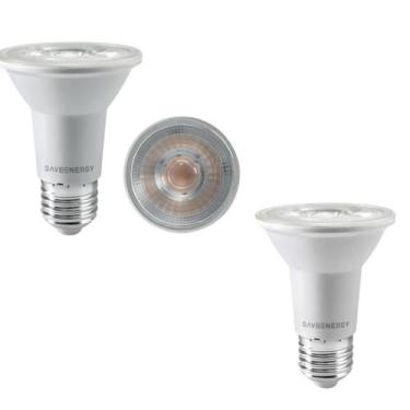 Imagem de 2 Lâmpada Led Par20 4,8w 4000k E27 Crystal Bivolt Save Energy