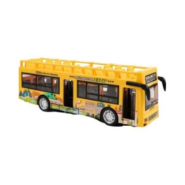 Imagem de Ônibus De Turismo De Dois Andares Para Meninos, Modelo De Brinquedo De