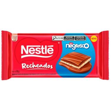 Imagem de Tablete de Chocolate Negresco Recheados ao Leite 90g Nestlé, Negresco