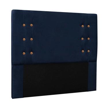Imagem de Cabeceira Cama Box Solteiro 90cm Cléo Suede - Loja Sheep