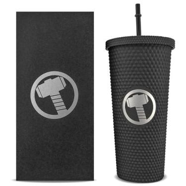 Imagem de Copo Canudo Resistente 710 Ml Thor Marvel