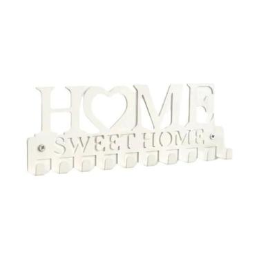 Imagem de Cabideiro De Parede De Ferro Com Ganchos Em Formato De Coração, Charme