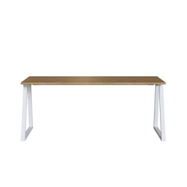 Imagem de Mesa Escrivaninha Home Office Concept 160cm Industrial Artesano Nogal 