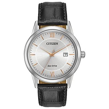 Imagem de Relógio masculino Citizen Classic Eco-Drive, com pulseira de couro