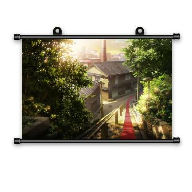 Imagem de Pôster de anime com pintura decorativa de arte de parede A máscara de gato que eu usava