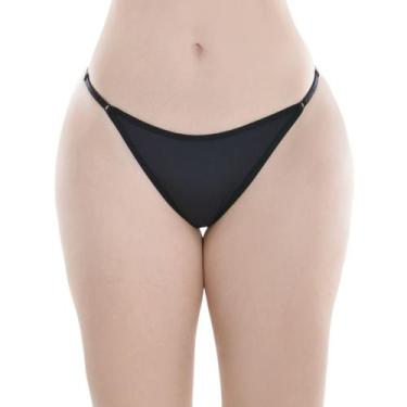 Imagem de Calcinha Fio Dental Duplo Com Laterais Finas Strip Nayane Rodrigues, P