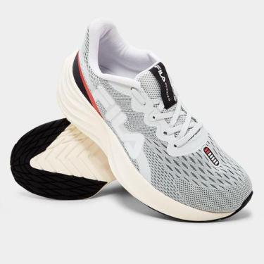 Imagem de Tênis Fila Comet 2 Feminino, Cinza, Vermelho, 35