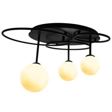 Imagem de Luminária Plafon de Sobrepor Lindo 3xG9 75w TR006B Bella Iluminação