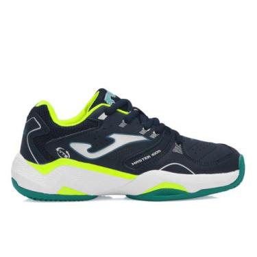 Imagem de Tênis Joma Master 1000 Jr Clay Marinho e Verde Infantil, 35