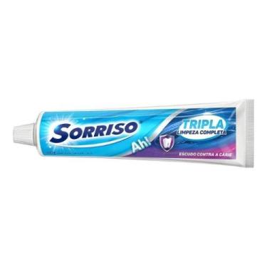 Imagem de Creme Dental Sorriso Tripla Limpeza Completa 180g - Embalagem com 12 U