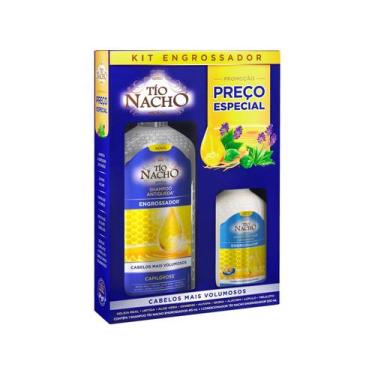 Imagem de Shampoo 415ml + Condicionador Tio Nacho Engrossador 200ml, 415+200mL