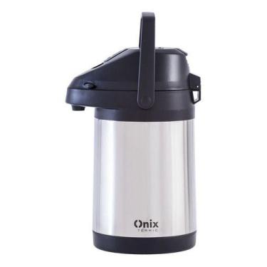 Imagem de Garrafa Térmica 3 Litros Café Chá Hotel Parede Dupla Inox - Paramount 