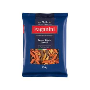 Imagem de Macarrão paganini penne rigate tricolore 500g, 500g, 1 unidade