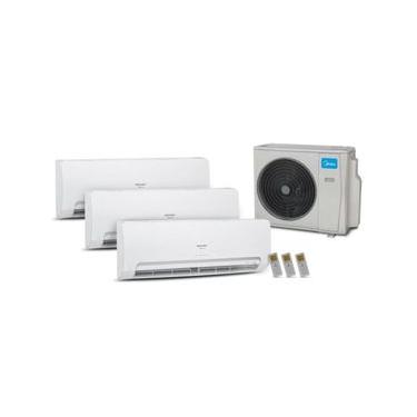Imagem de Ar Condicionado Multisplit HW Inverter 36.000 Btu (2x Evap 12.000 + 1x Evap 18.000) Quente Frio 220v 42AGMSB12M5