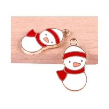 Imagem de Pingentes De Joias Temáticos De Natal 24 Peças: Papai Noel, Alce, Vead