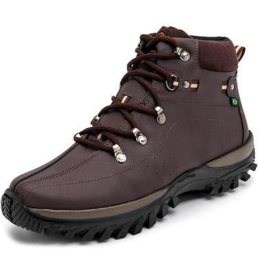 Imagem de Bota Coturno Adventure Masculina Cano Curto Trilha Super Conforto - Preto - 44-Masculino