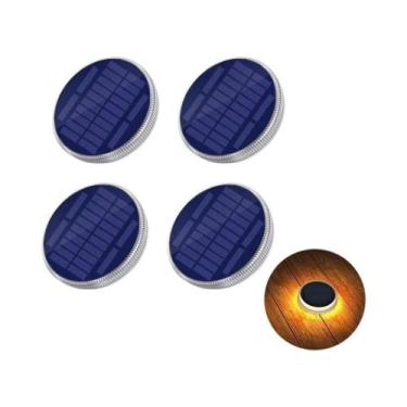 Imagem de Luz Solar de Jardim com 24 LEDs - À Prova D'Água para Decks, Escadas e
